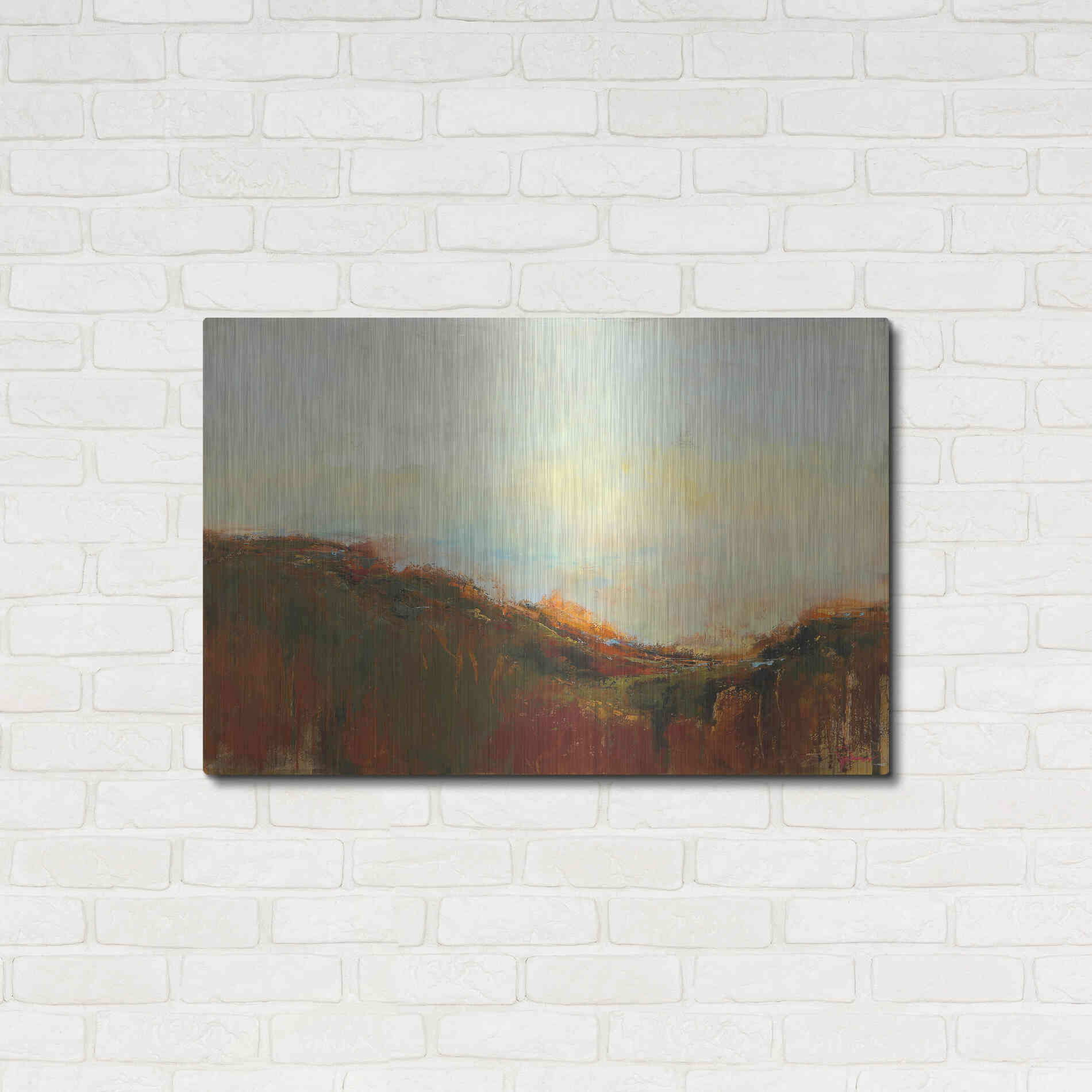 Luxe Metal Art 'The Bowl' by Patrick Dennis, Metal Wall Art,36x24
