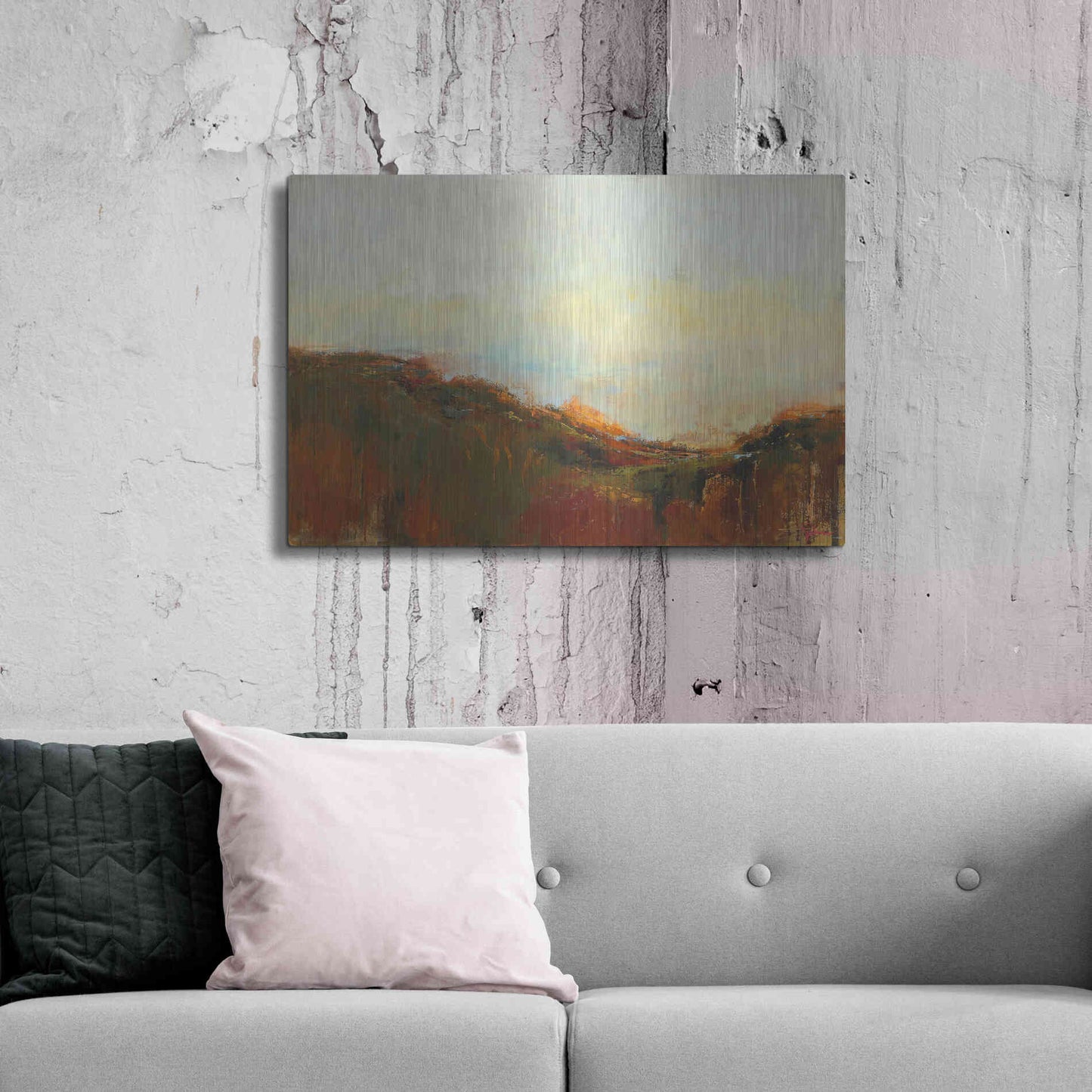Luxe Metal Art 'The Bowl' by Patrick Dennis, Metal Wall Art,36x24