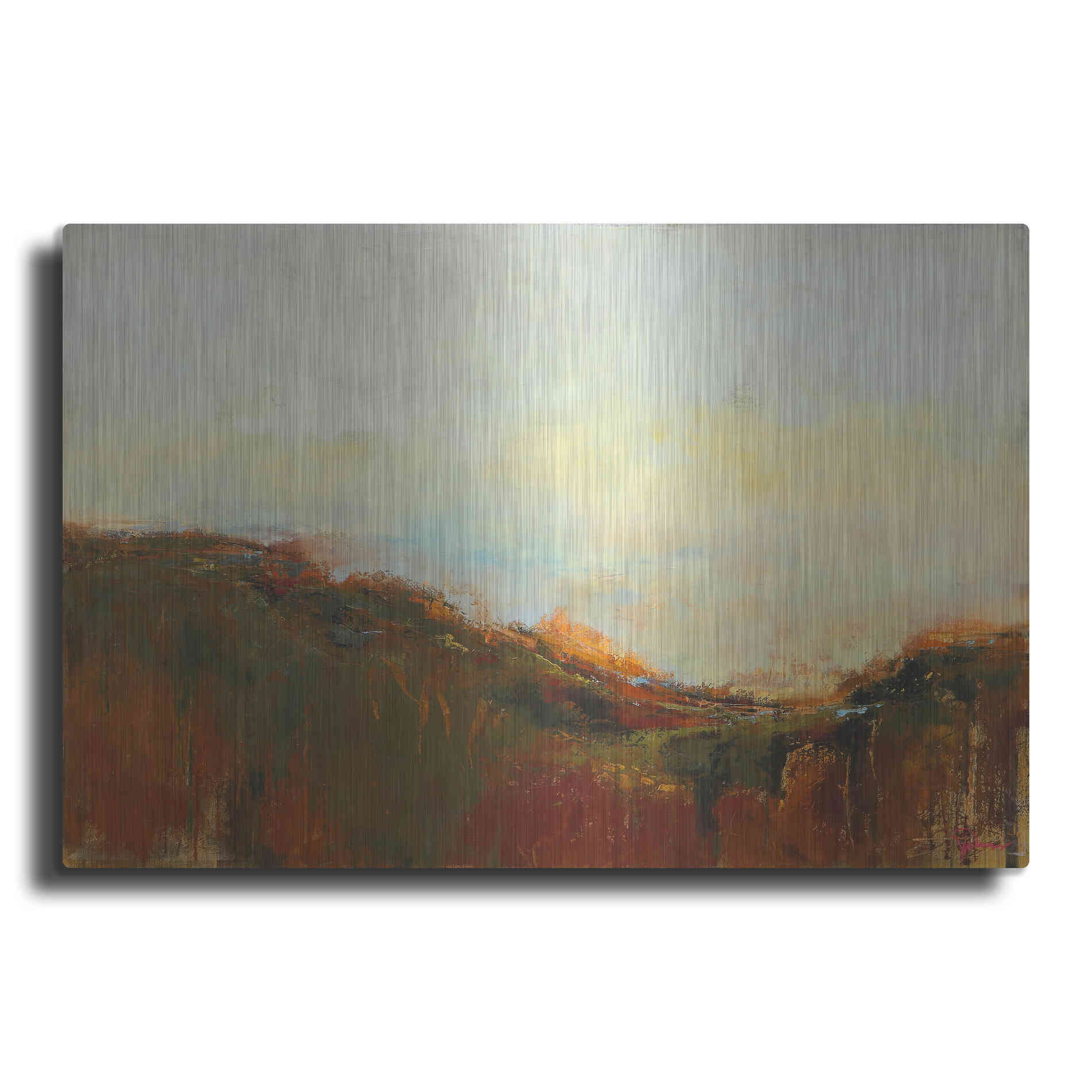 Luxe Metal Art 'The Bowl' by Patrick Dennis, Metal Wall Art
