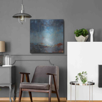 Luxe Metal Art 'The Pass' by Patrick Dennis, Metal Wall Art,24x24