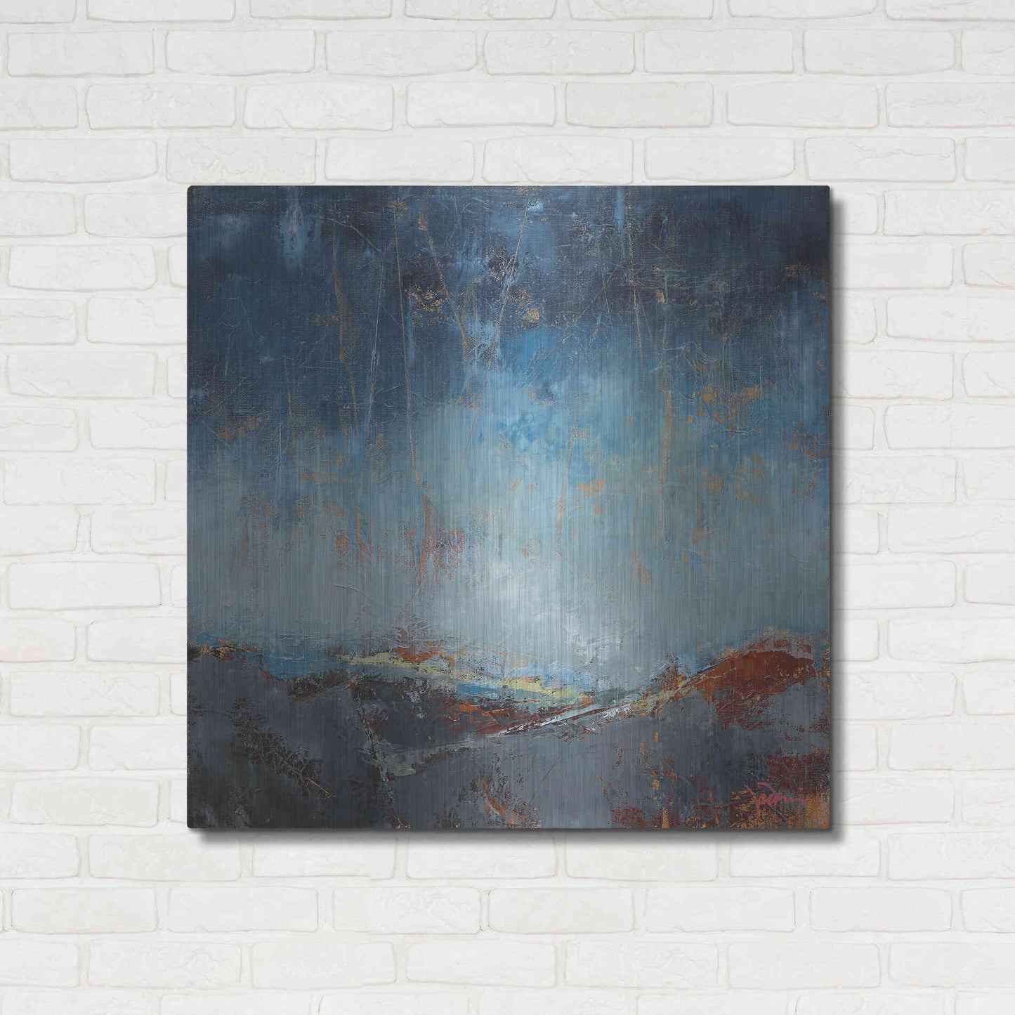 Luxe Metal Art 'The Pass' by Patrick Dennis, Metal Wall Art,36x36