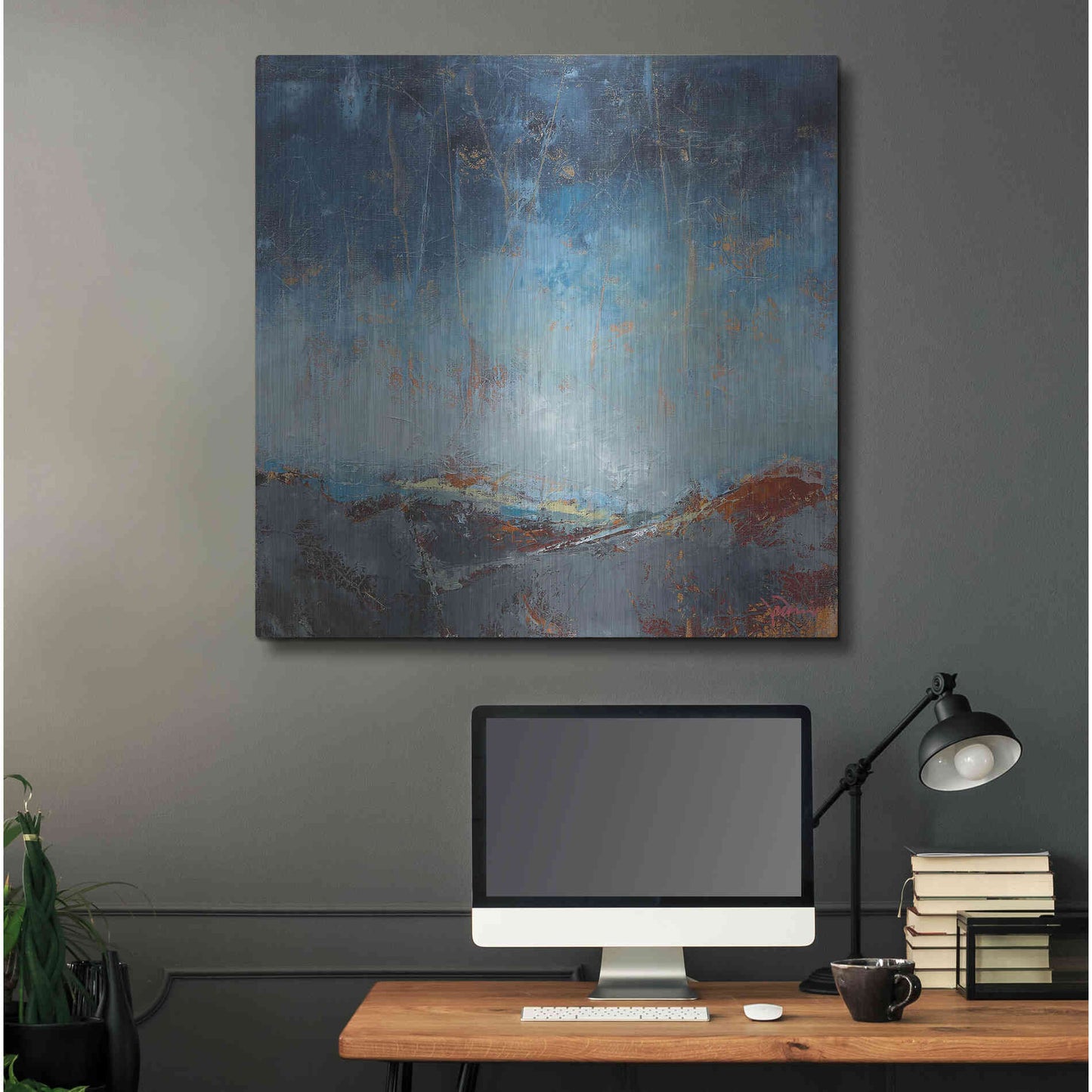 Luxe Metal Art 'The Pass' by Patrick Dennis, Metal Wall Art,36x36