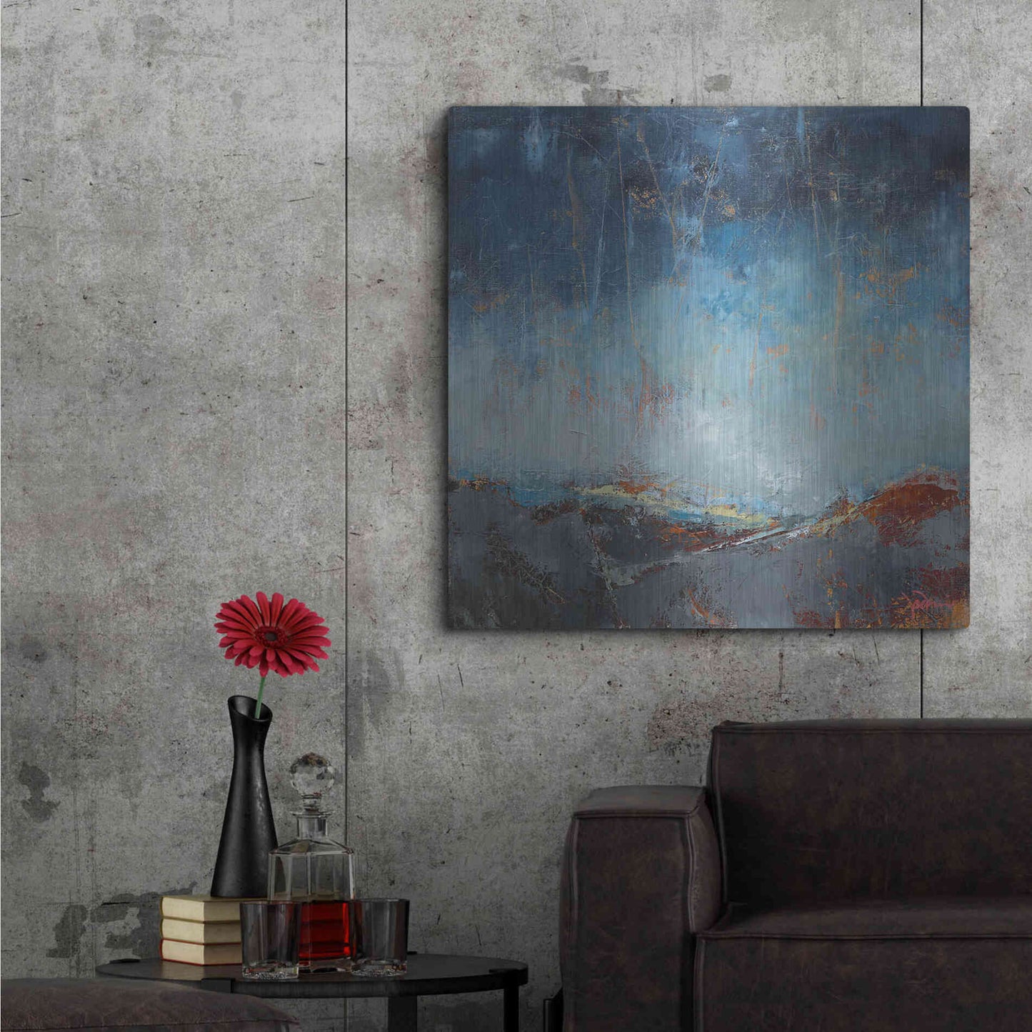 Luxe Metal Art 'The Pass' by Patrick Dennis, Metal Wall Art,36x36