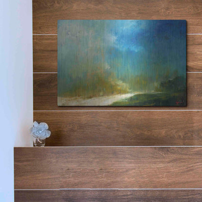 Luxe Metal Art 'The Path' by Patrick Dennis, Metal Wall Art,16x12