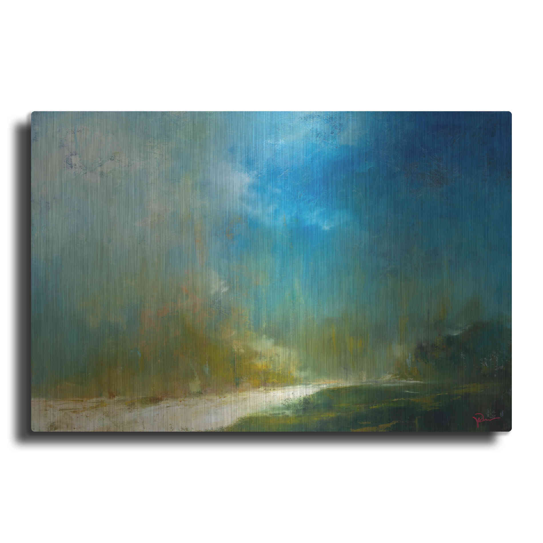 Luxe Metal Art 'The Path' by Patrick Dennis, Metal Wall Art