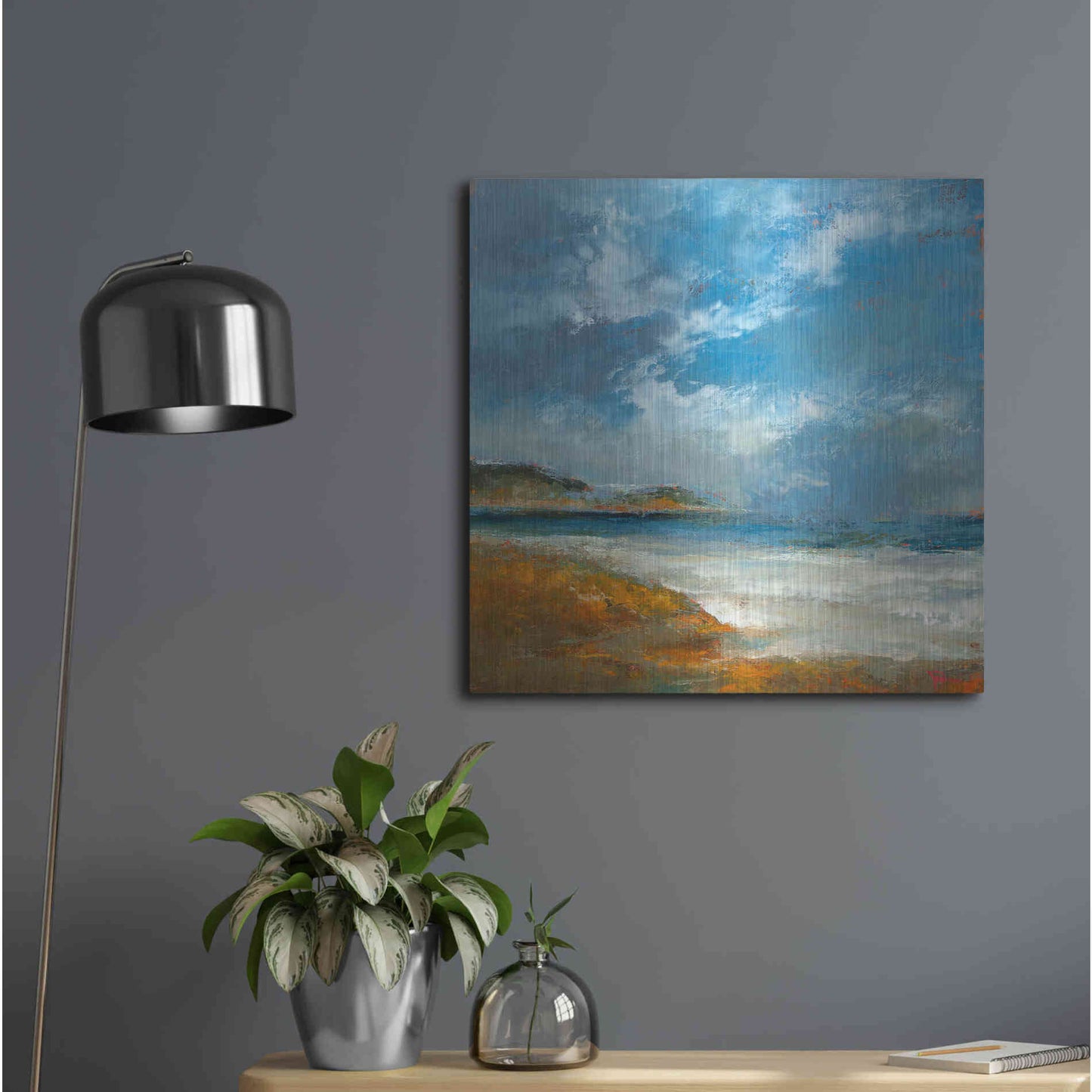 Luxe Metal Art 'Williams' by Patrick Dennis, Metal Wall Art,24x24