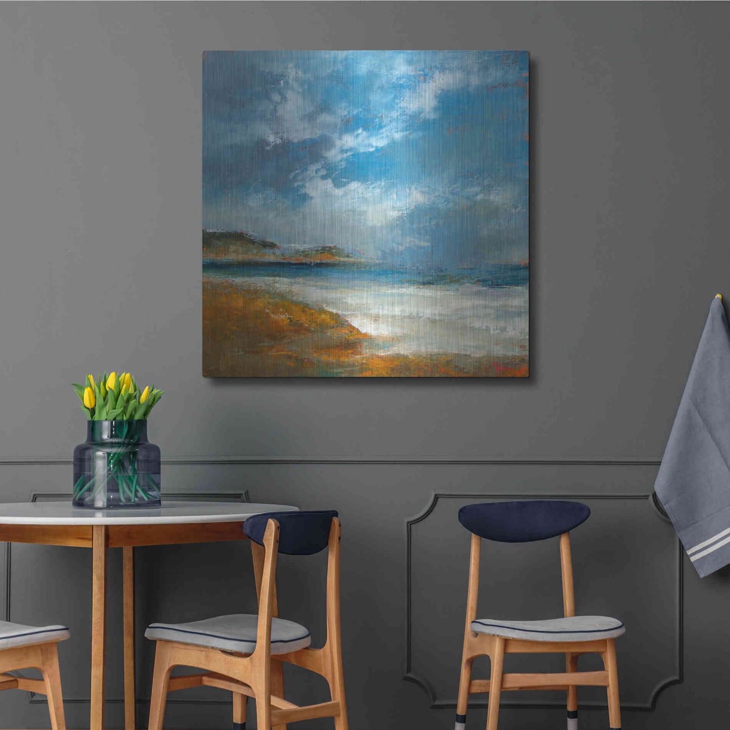 Luxe Metal Art 'Williams' by Patrick Dennis, Metal Wall Art,36x36