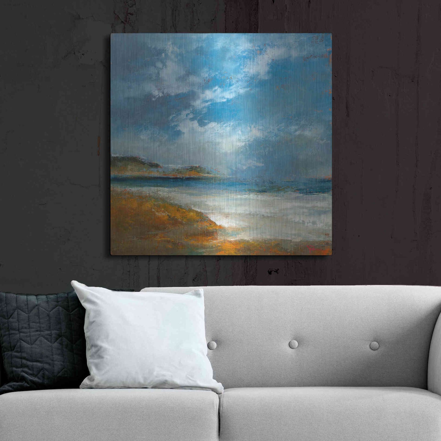 Luxe Metal Art 'Williams' by Patrick Dennis, Metal Wall Art,36x36