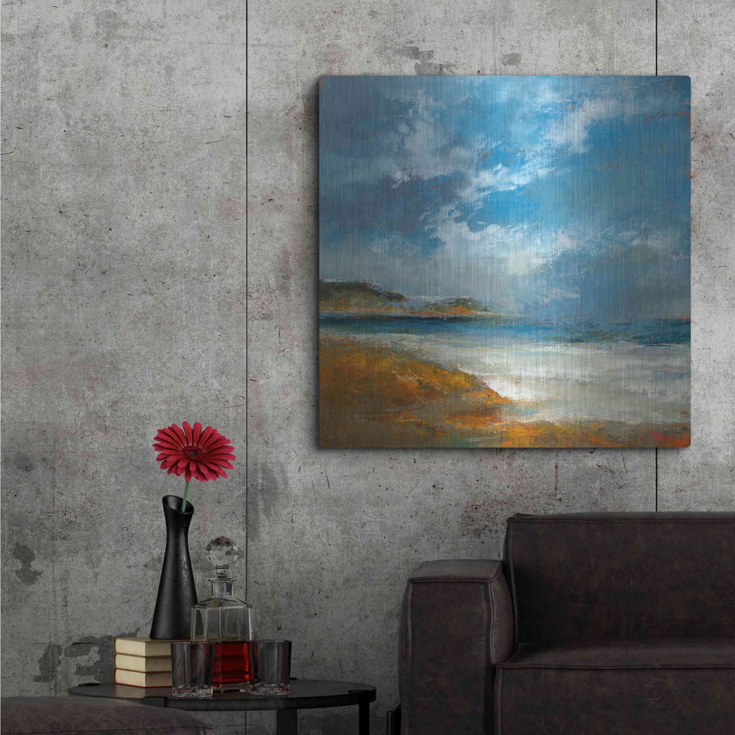 Luxe Metal Art 'Williams' by Patrick Dennis, Metal Wall Art,36x36