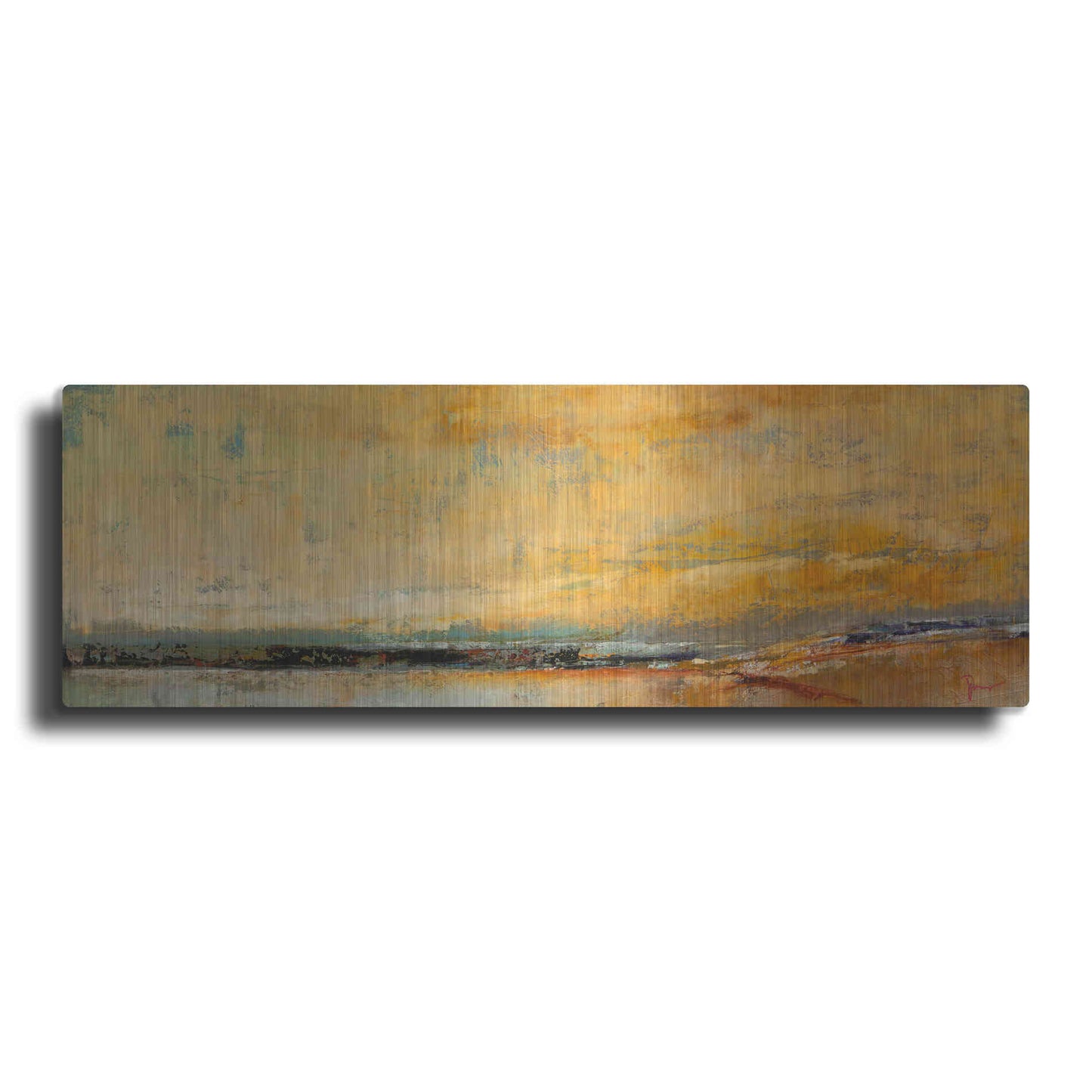 Luxe Metal Art 'Winter Sky' by Patrick Dennis, Metal Wall Art