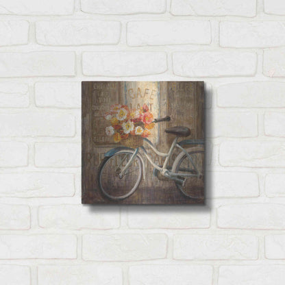 Luxe Metal Art 'Meet Me at Le Cafe II' by Danhui Nai, Metal Wall Art,12x12