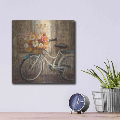 Luxe Metal Art 'Meet Me at Le Cafe II' by Danhui Nai, Metal Wall Art,12x12