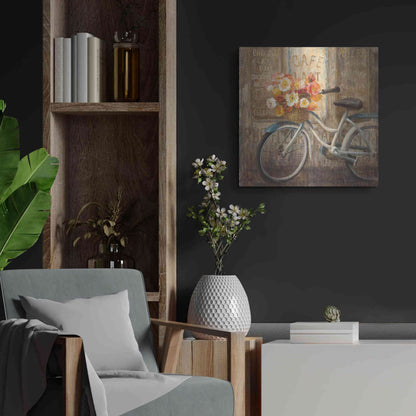 Luxe Metal Art 'Meet Me at Le Cafe II' by Danhui Nai, Metal Wall Art,24x24