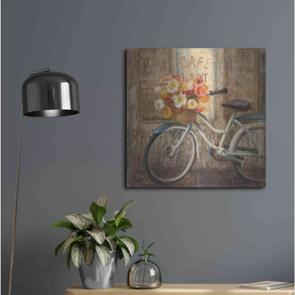 Luxe Metal Art 'Meet Me at Le Cafe II' by Danhui Nai, Metal Wall Art,24x24