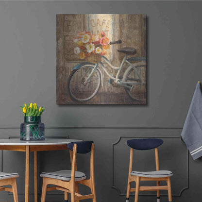 Luxe Metal Art 'Meet Me at Le Cafe II' by Danhui Nai, Metal Wall Art,36x36