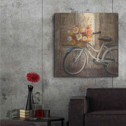 Luxe Metal Art 'Meet Me at Le Cafe II' by Danhui Nai, Metal Wall Art,36x36