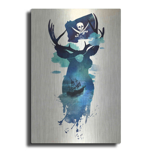 Luxe Metal Art 'Captain Hook' by Robert Farkas, Metal Wall Art