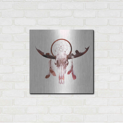 Luxe Metal Art 'Deadly Desert' by Robert Farkas, Metal Wall Art,24x24