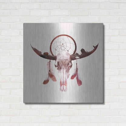 Luxe Metal Art 'Deadly Desert' by Robert Farkas, Metal Wall Art,36x36