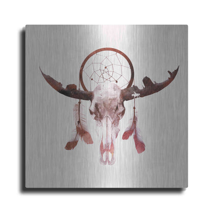 Luxe Metal Art 'Deadly Desert' by Robert Farkas, Metal Wall Art