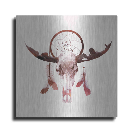 Luxe Metal Art 'Deadly Desert' by Robert Farkas, Metal Wall Art