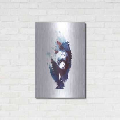 Luxe Metal Art 'Death Run' by Robert Farkas, Metal Wall Art,24x36