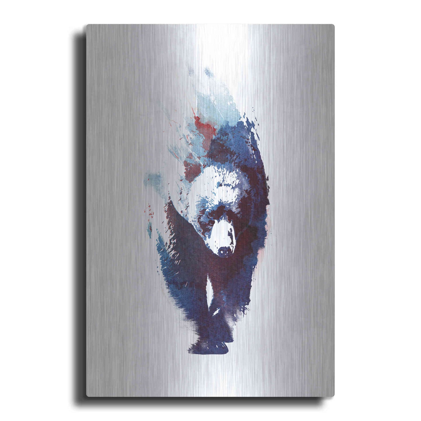 Luxe Metal Art 'Death Run' by Robert Farkas, Metal Wall Art