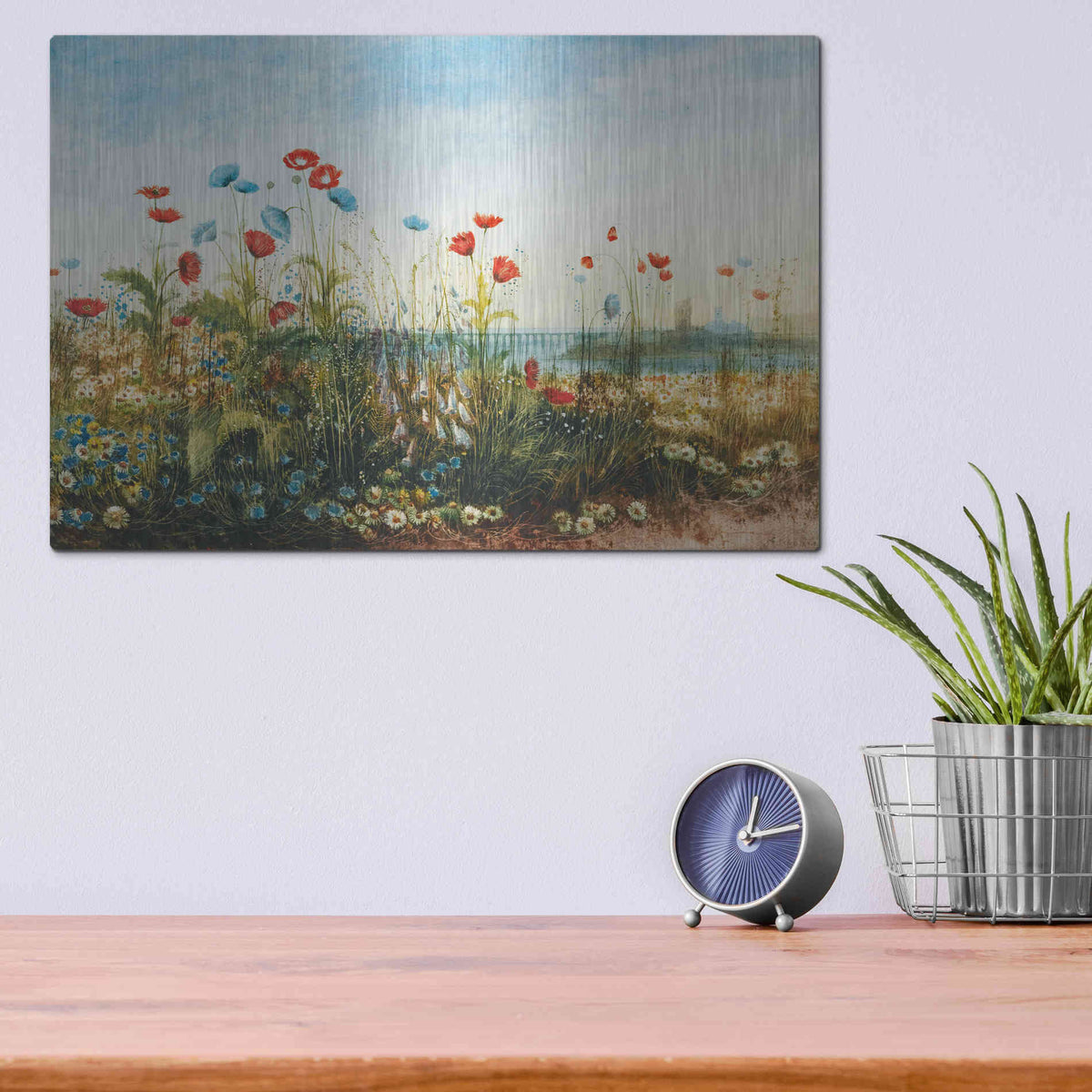 Luxe Metal Art 'Malahide Estuary' by Andrew Nicholl, Metal Wall Art,16x12
