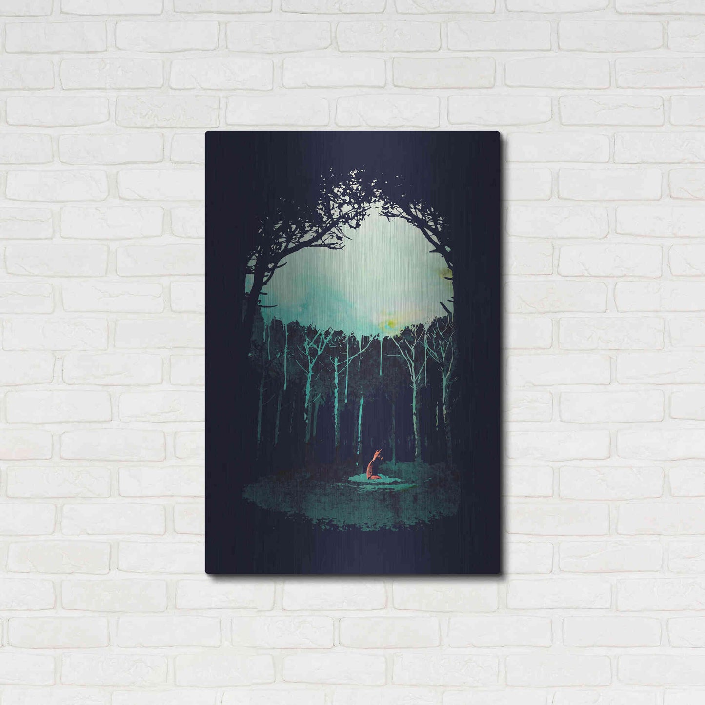 Luxe Metal Art 'Deep In The Forest' by Robert Farkas, Metal Wall Art,24x36