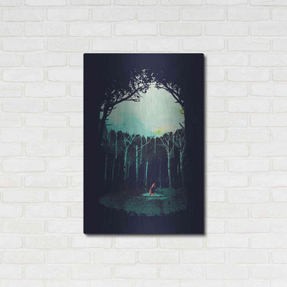 Luxe Metal Art 'Deep In The Forest' by Robert Farkas, Metal Wall Art,24x36