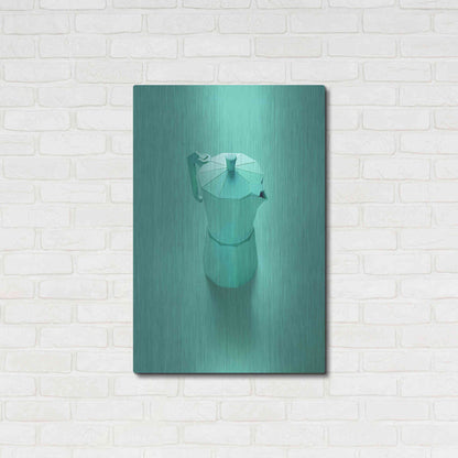 Luxe Metal Art 'Green Dreams' by Robert Farkas, Metal Wall Art,24x36