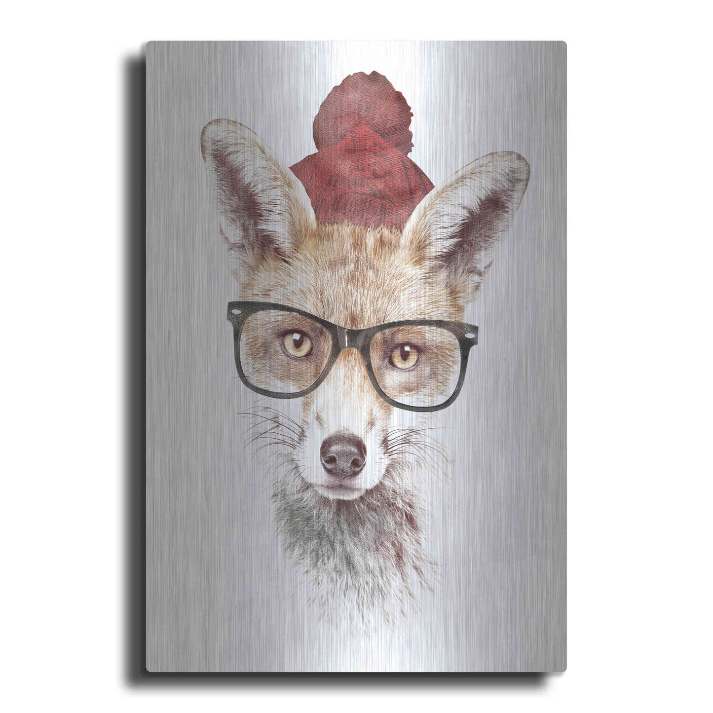 Luxe Metal Art 'It’s Pretty Cold Outside' by Robert Farkas, Metal Wall Art