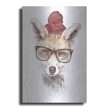 Luxe Metal Art 'It’s Pretty Cold Outside' by Robert Farkas, Metal Wall Art