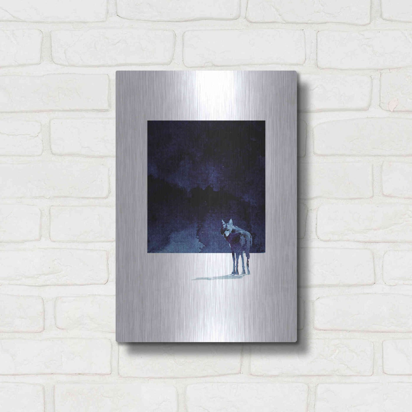 Luxe Metal Art 'I’m Going Back' by Robert Farkas, Metal Wall Art,12x16