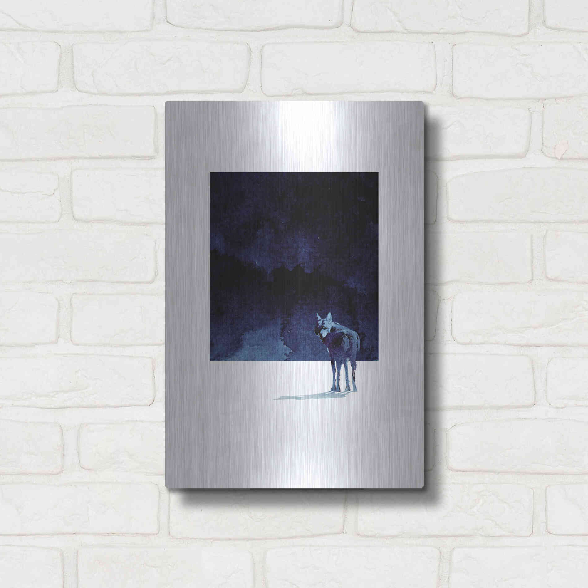 Luxe Metal Art 'I’m Going Back' by Robert Farkas, Metal Wall Art,12x16