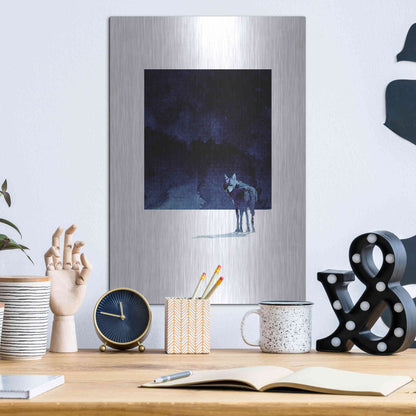 Luxe Metal Art 'I’m Going Back' by Robert Farkas, Metal Wall Art,12x16