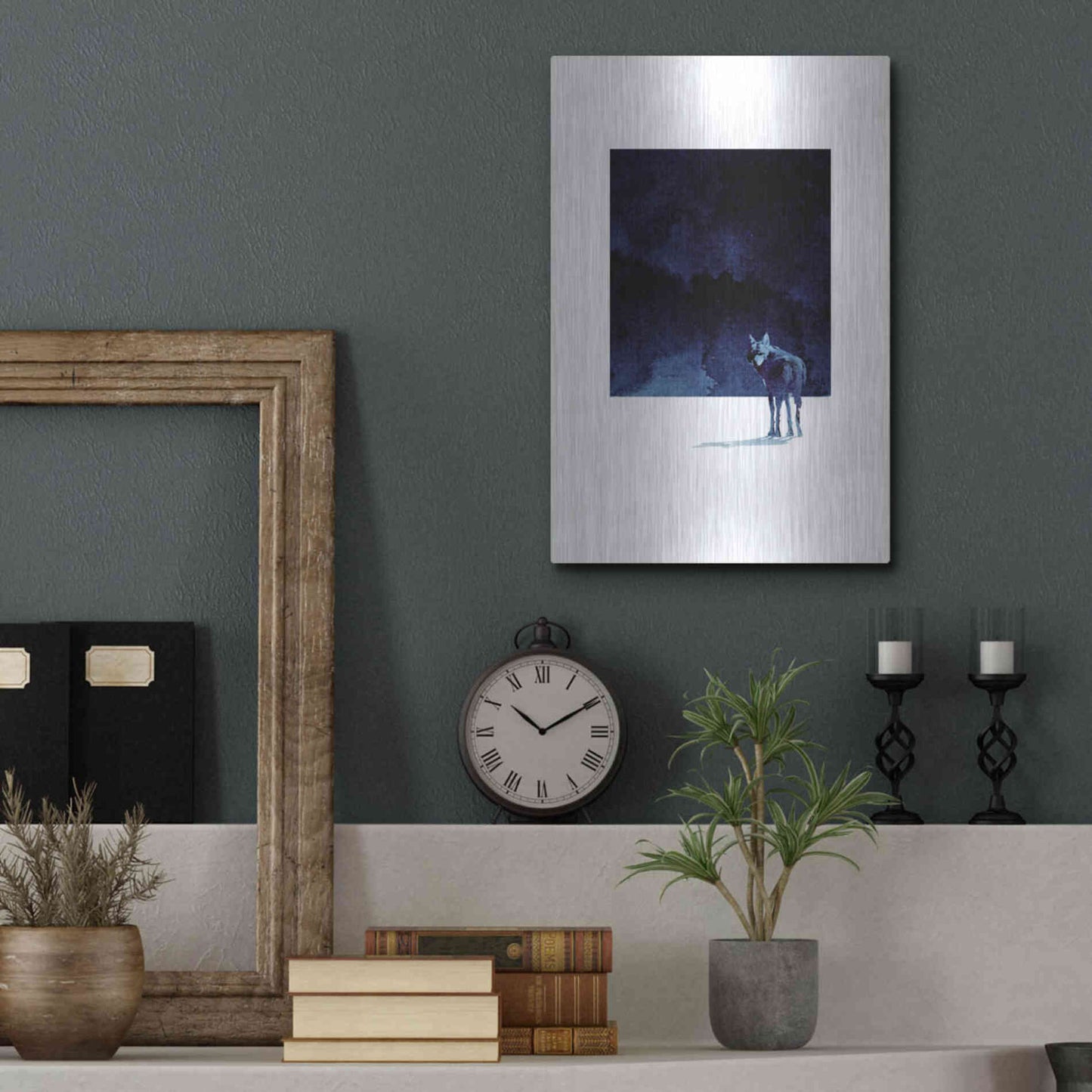 Luxe Metal Art 'I’m Going Back' by Robert Farkas, Metal Wall Art,12x16