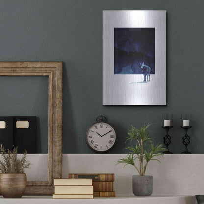 Luxe Metal Art 'I’m Going Back' by Robert Farkas, Metal Wall Art,12x16