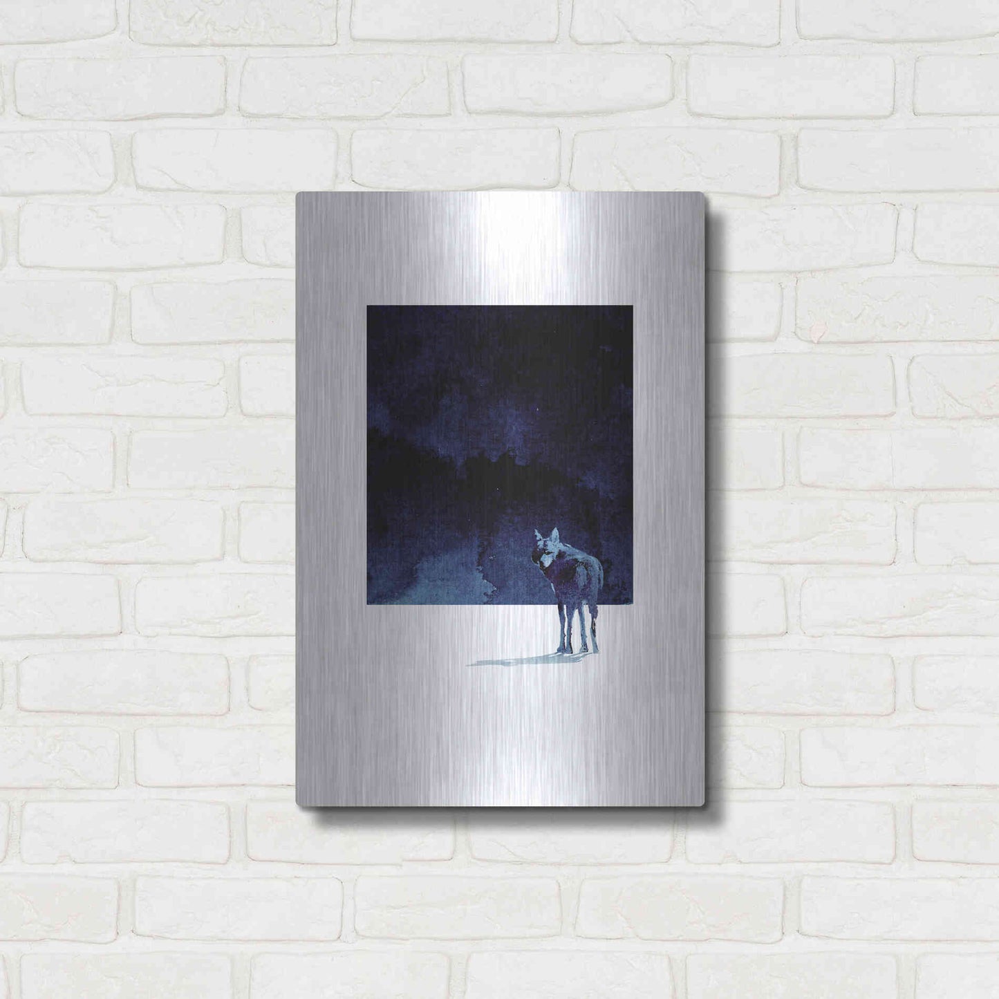 Luxe Metal Art 'I’m Going Back' by Robert Farkas, Metal Wall Art,16x24