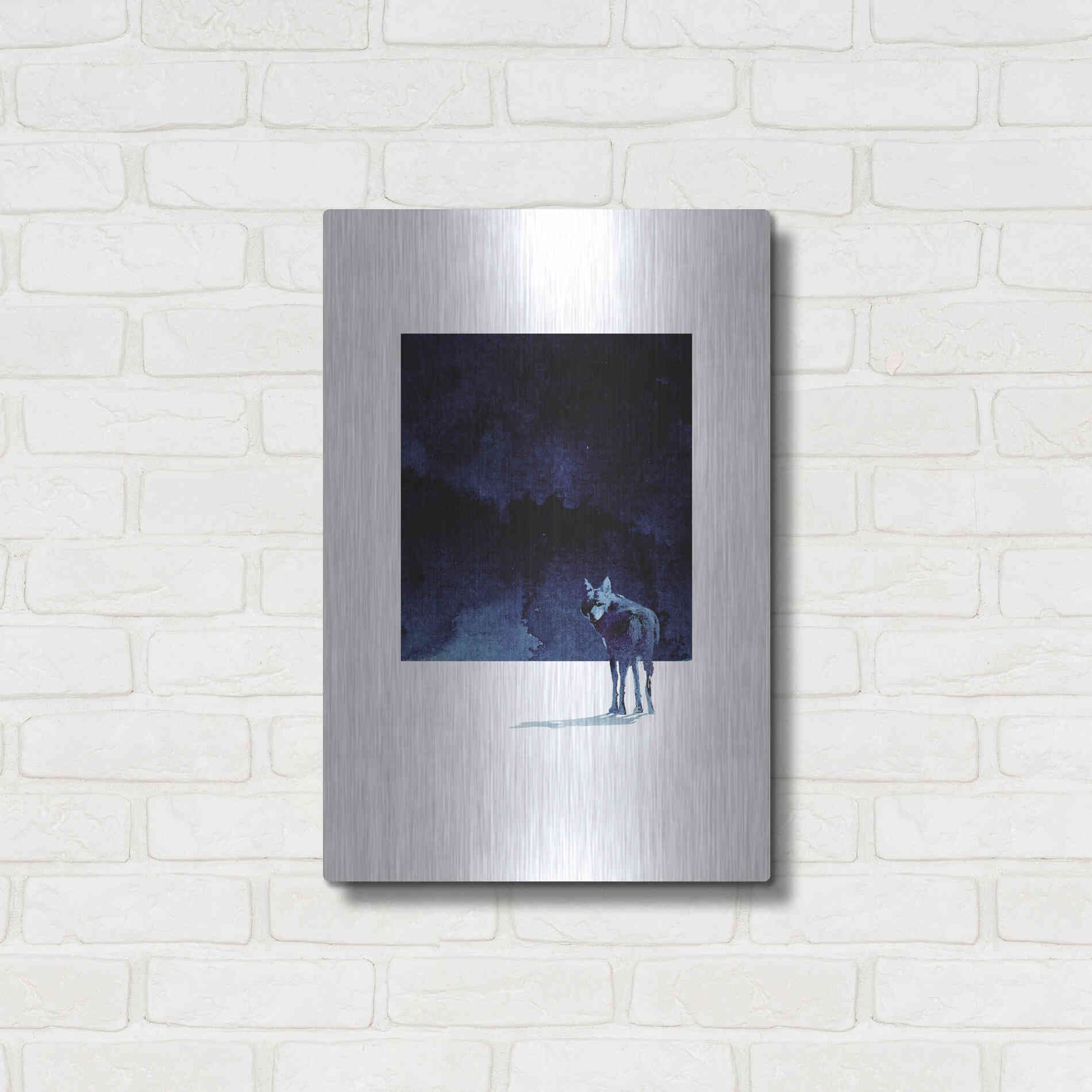 Luxe Metal Art 'I’m Going Back' by Robert Farkas, Metal Wall Art,16x24