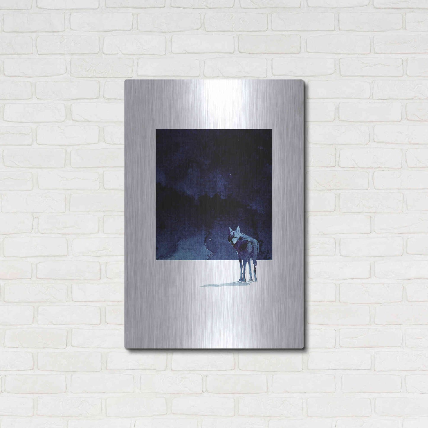 Luxe Metal Art 'I’m Going Back' by Robert Farkas, Metal Wall Art,24x36