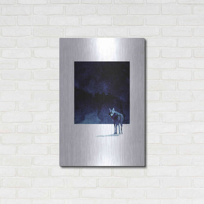 Luxe Metal Art 'I’m Going Back' by Robert Farkas, Metal Wall Art,24x36