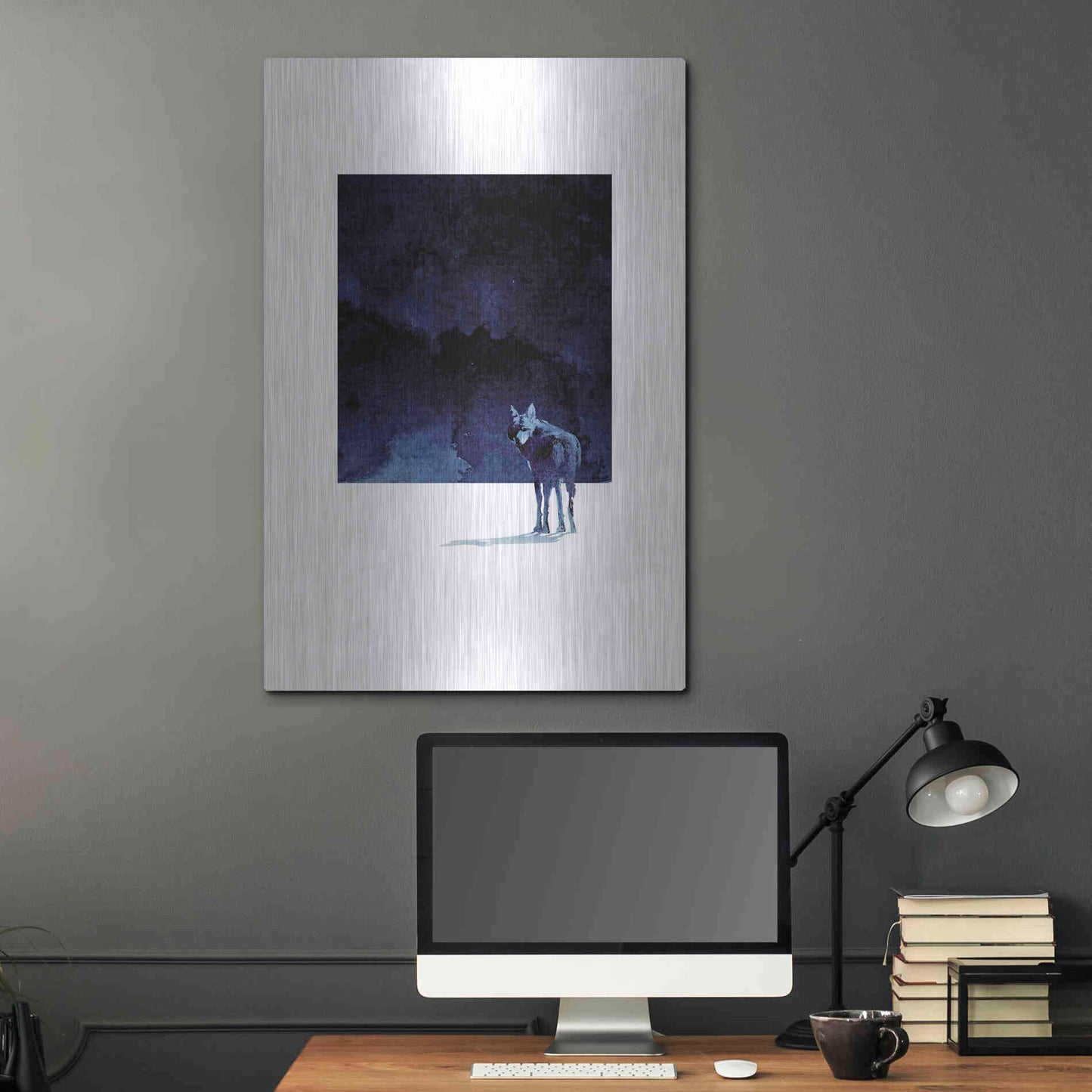 Luxe Metal Art 'I’m Going Back' by Robert Farkas, Metal Wall Art,24x36