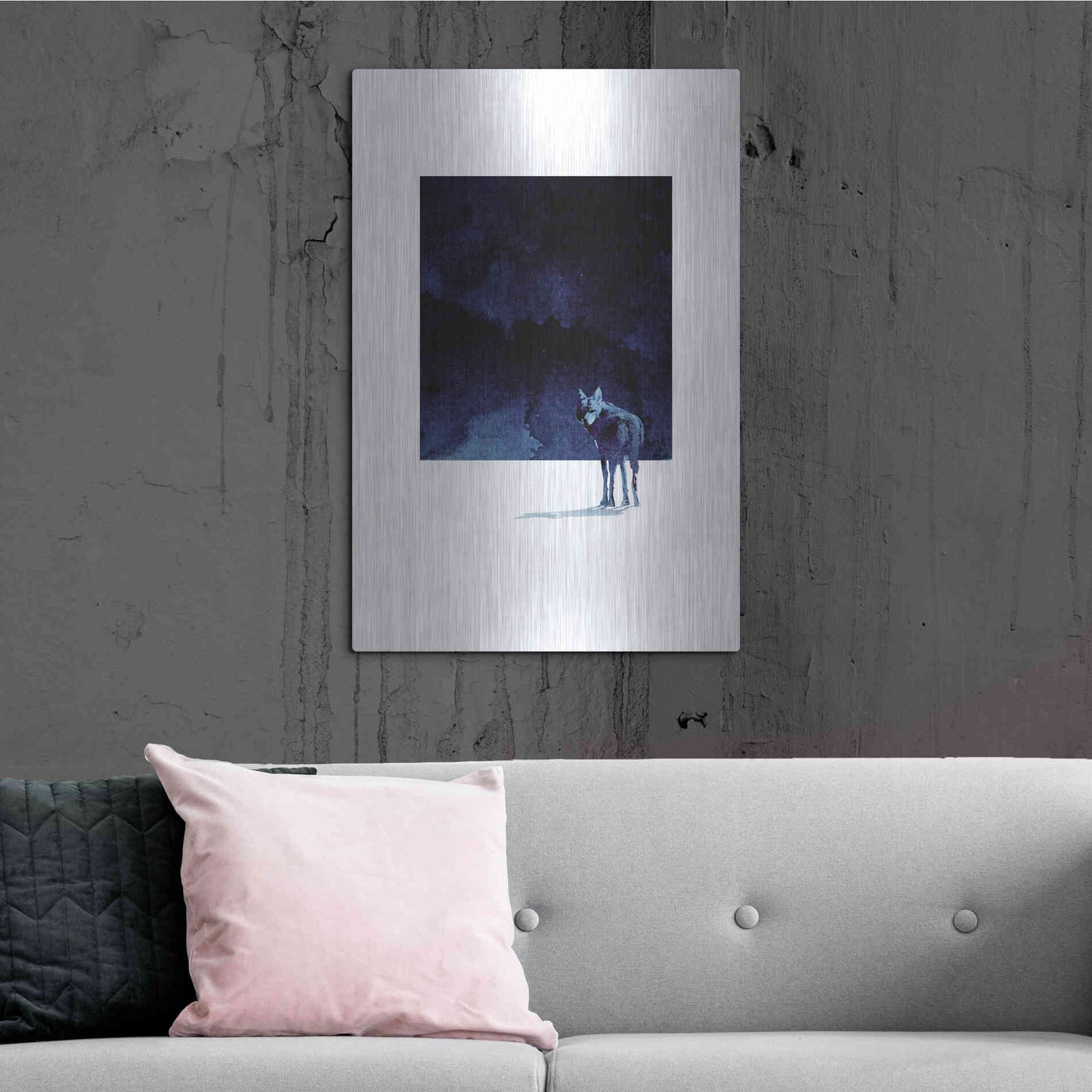 Luxe Metal Art 'I’m Going Back' by Robert Farkas, Metal Wall Art,24x36