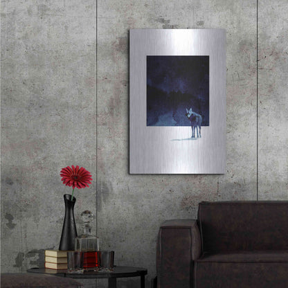 Luxe Metal Art 'I’m Going Back' by Robert Farkas, Metal Wall Art,24x36