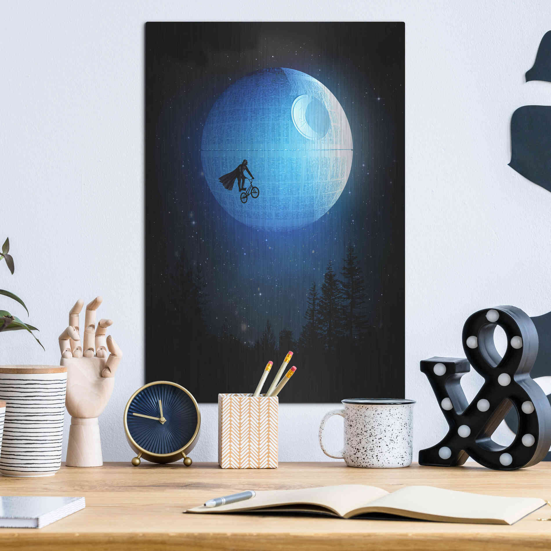 Luxe Metal Art 'Let’s Have a Ride' by Robert Farkas, Metal Wall Art,12x16