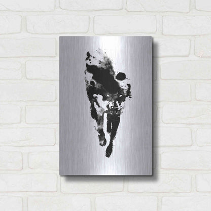 Luxe Metal Art 'My Personal Demon' by Robert Farkas, Metal Wall Art,12x16