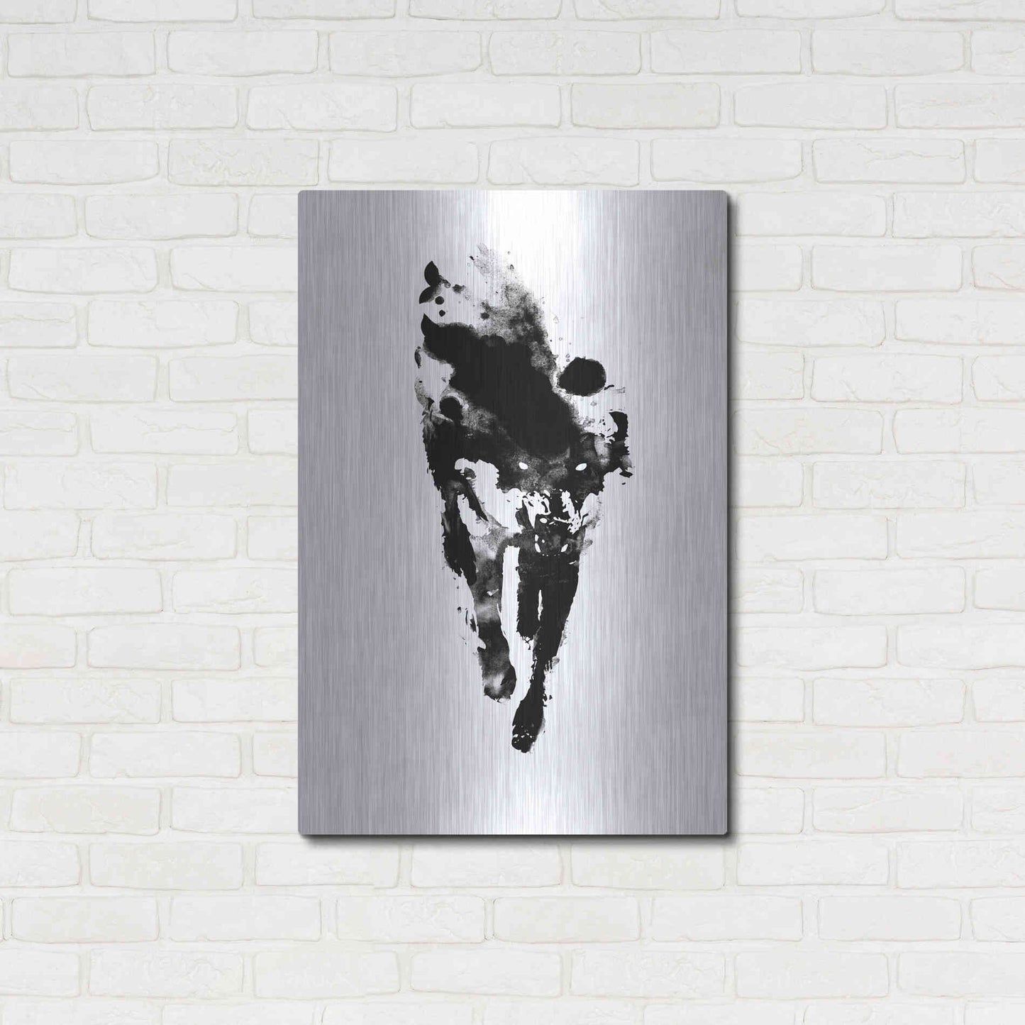 Luxe Metal Art 'My Personal Demon' by Robert Farkas, Metal Wall Art,24x36