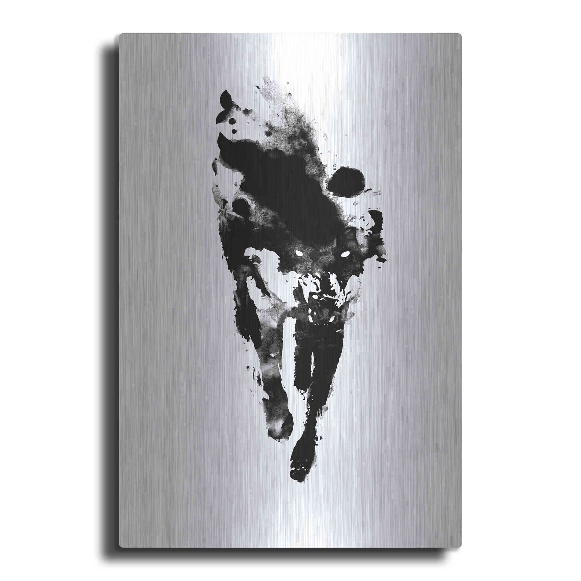 Luxe Metal Art 'My Personal Demon' by Robert Farkas, Metal Wall Art