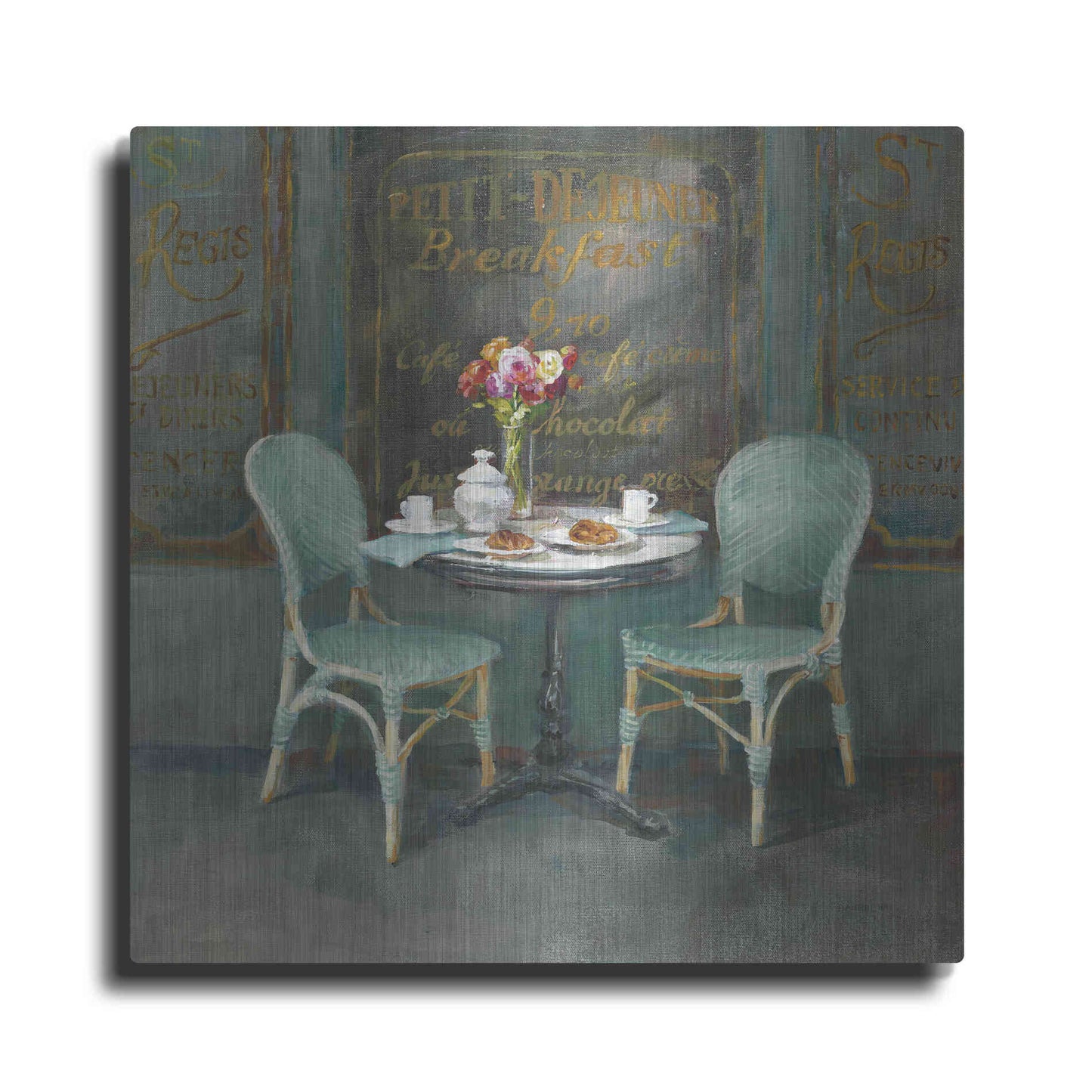 Luxe Metal Art 'Joy of Paris II' by Danhui Nai, Metal Wall Art